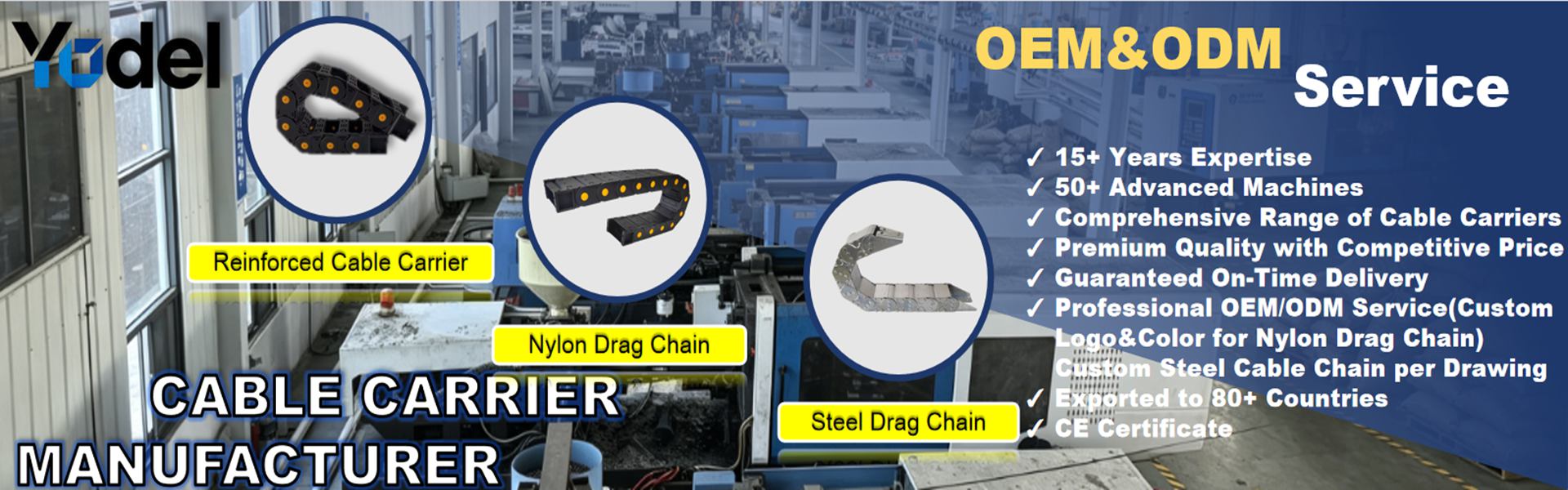 China Cable Carrier Manufacturer - Factory Direct Nylon & Steel Cable Drag Chains, Custom OEM/ODM Solutions for CNC and Automation Machinery