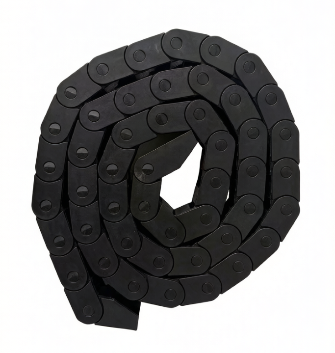 10mm Inner Height Bridge Type Miniature Cable Carrier – High-Velocity Nylon PA66 Cable Tracking Chain for Compact Automation