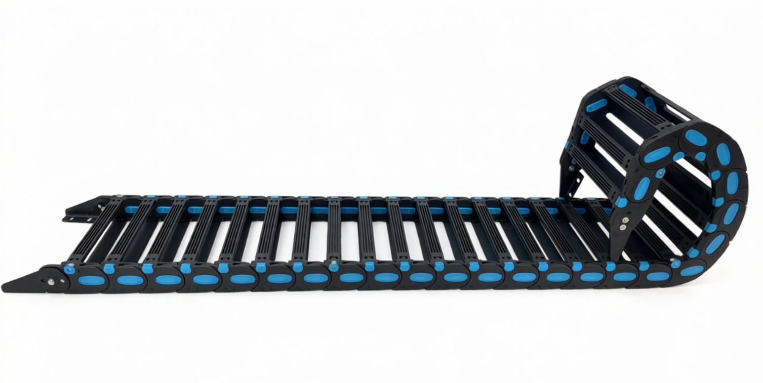 Heavy Duty Cable Carrier: Heavy-Load Roller Series (Inner Height 38mm / 48mm) – The Long-Travel Track Solution