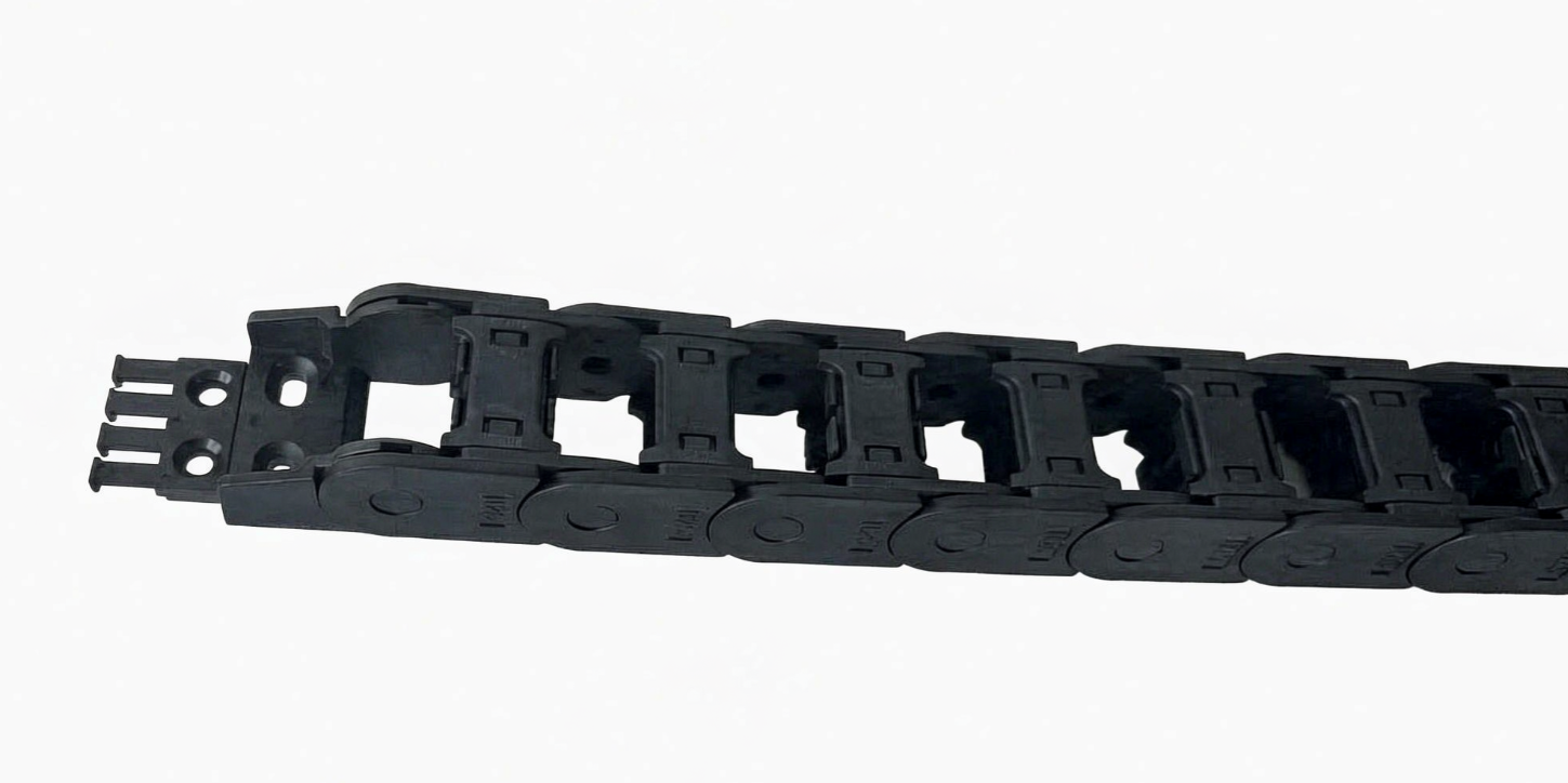 25 Series Beveled Joint Plastic Cable Drag Chain (PA66)