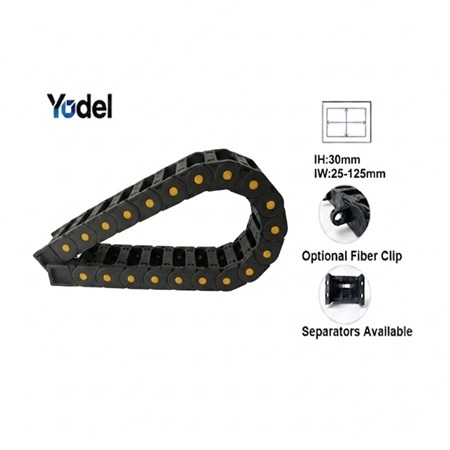 30mm 35mm 45mm Medium-Duty Plastic Cable Drag Chain – High-Toughness Bridge Type Nylon Drag Chain & Resilient Plastic Cable Carrier Series