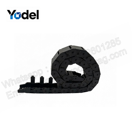 18mm Inner Height Semi-Enclosed Small Drag Chain – Heavy-Cycle Side-Opening Cable Carrier with Enhanced Unsupported Travel Stability