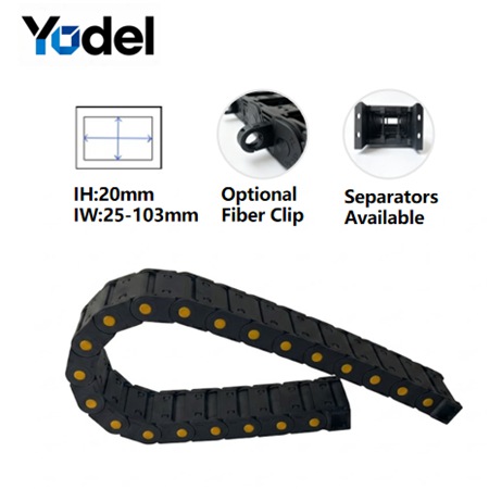 Fully Enclosed CNC Cable Chain: High-Precision Sealed Protection for 20mm & 25mm Machinery Systems