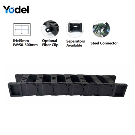 Heavy Duty Cable Carrier (45mm 55mm 65mm) | High-Load Nylon Drag Chain for CNC, Cranes & Material Handling