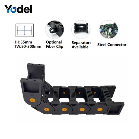 Heavy Duty Cable Carrier (45mm 55mm 65mm) | High-Load Nylon Drag Chain for CNC, Cranes & Material Handling