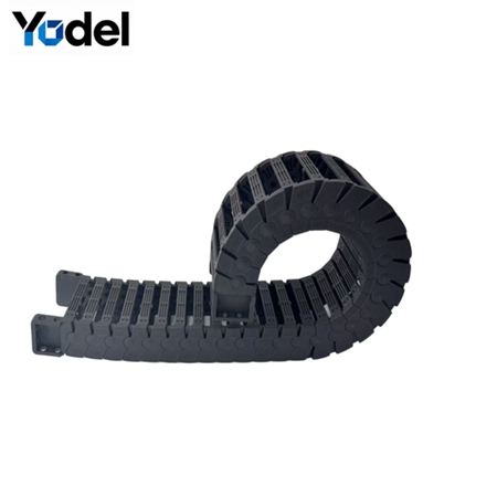 55mm Inner Height Silent Cable Carrier | High-Speed Bridge Type Plastic Cable Drag Chain Track for Precision CNC