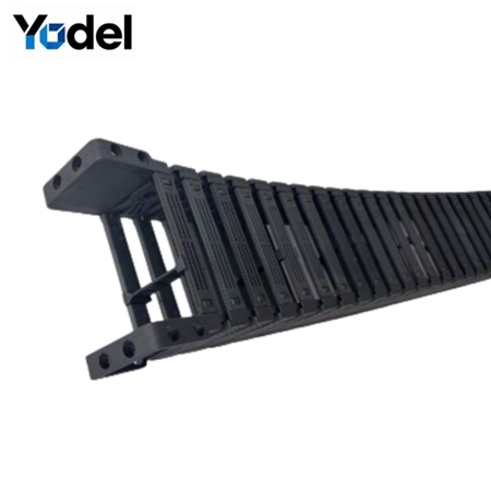 55mm Inner Height Silent Cable Carrier | High-Speed Bridge Type Plastic Cable Drag Chain Track for Precision CNC
