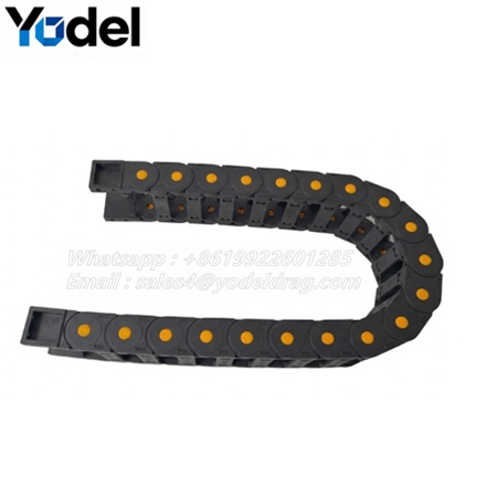 30mm Bridge Type Cable Carrier Chain – Flexible PA66 Nylon Cable Protection System