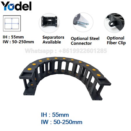 Cable Drag Chain 55x150 for CNC Router, Laser Cutting & Automated Machinery